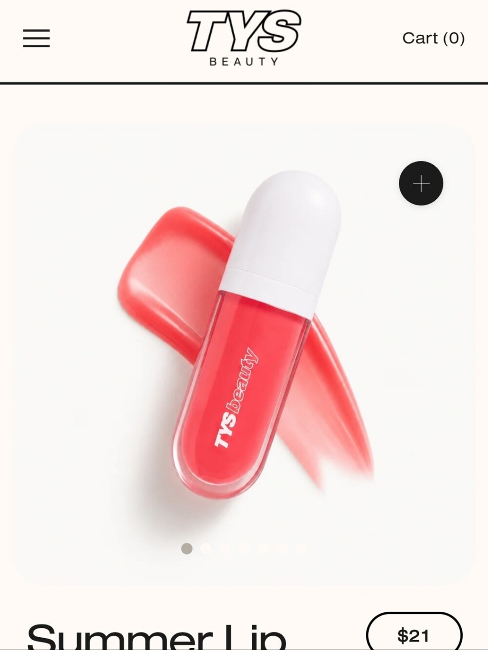 Tys Beauty Lip Butter ---Passion Fruit--- Shea Butter Infused Lip Gloss